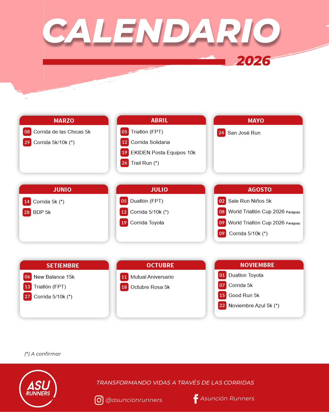 Calendario 2026